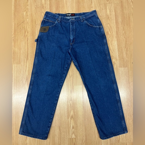 Wrangler Riggs Workwear Carpenter Men's Blue Jeans 40x32 - Picture 5 of 6